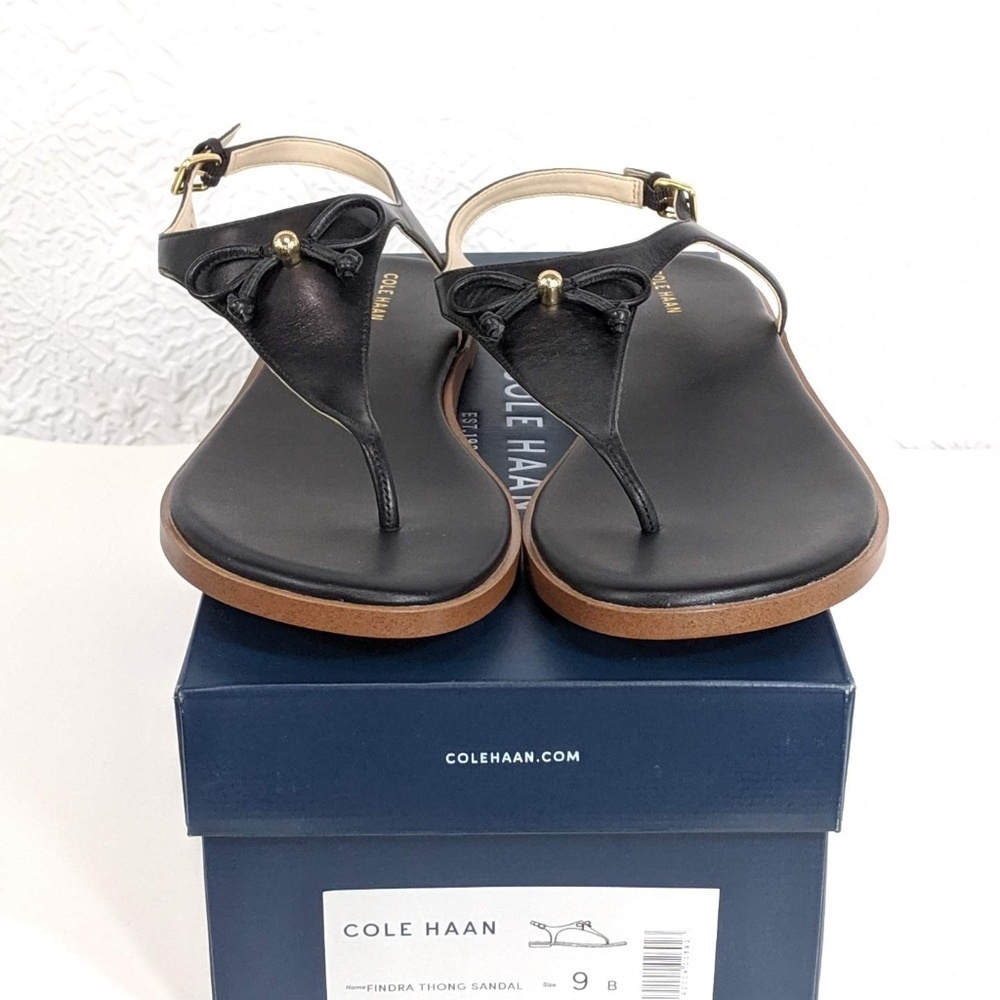 Cole Haan Findra Thong Flat Dress Sandal - Picture 2 of 5